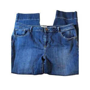 Logo Straight 16P‎ denim capri jeans A347504